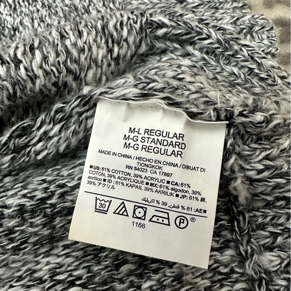 Old Navy Cocoon Sweater in Charcoal Gray Size Medium Large
